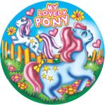 paraply Dema Stil Pvc 23CM Top My Lovely Pony Kız Erkek Çocuk Oyuncak Eğitici Oyuncaklar - Çok Renkli