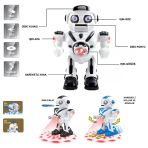 Paraply Df-6022 Işıklı Ve Müzikli Disk Atan Uzaylı Robot Kız Erkek Çocuk Oyuncak Eğitici Oyuncaklar