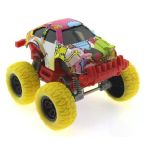 Paraply Die Cast Çizgi Film Desenli Sarı Teker Araba Kız Erkek Çocuk Oyuncak Eğitici Oyuncaklar