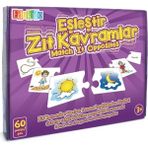 paraply EDU-1012 Chiva, Eşleştir - Zıt Kavramlar Kız Erkek Çocuk Oyuncak Eğitici Oyuncaklar - Çok Renkli