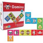 paraply EDU-3010 Komik Arkadaşlar Domino -Chiva Kız Erkek Çocuk Oyuncak Eğitici Oyuncaklar - Çok Renkli