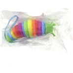 paraply Kıvrılabilen Renkli Plastik Salyangoz Anahtarlık Yeşil Kız Erkek Çocuk Oyuncak Eğitici Oyuncaklar - Çok Renkli