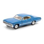 paraply KT5418D Mavi-Siyah Çekbırak 1967 Chevrolet Impala Kız Erkek Çocuk Oyuncak Eğitici Oyuncaklar - Çok Renkli