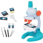 paraply Mikroskop Seti 100X/600X/1200X 28 Parça Kız Erkek Çocuk Oyuncak Eğitici Oyuncaklar - Çok Renkli