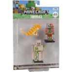 paraply Minecraft 3D Figür Toppeez 3'lü Set Kız Erkek Çocuk Oyuncak Eğitici Oyuncaklar - Çok Renkli