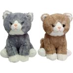paraply PB31545-23 Peluş Oturan Kedi 23CM - 1ADET Stokta Olan Gönderilir Kız Erkek Çocuk Oyuncak Eğitici Oyu - Çok Renkli