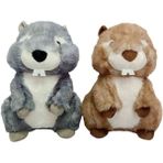 paraply PB31609-23 Peluş Oturan Sincap 23CM - 1ADET Stokta Olan Gönderilir Kız Erkek Çocuk Oyuncak Eğitici O - Çok Renkli