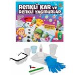 paraply Renkli Kar ve Renkli Yağmurlar Bilim Seti Kız Erkek Çocuk Oyuncak Eğitici Oyuncaklar - Çok Renkli