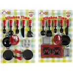 paraply S00037004 Mutfak Aletleri Set 10 Pcs -Sun Kız Erkek Çocuk Oyuncak Eğitici Oyuncaklar - Çok Renkli