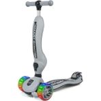 paraply Smart Oturaklı 3 Tekerlekli Işıklı Scooter Bebe Gri Kız Erkek Çocuk Oyuncak Eğitici Oyuncaklar - Çok Renkli
