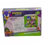 Paraply Sonic Boyamalı Puzzle Kız Erkek Çocuk Oyuncak Eğitici Oyuncaklar