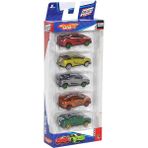 paraply Speed Racer Road Series Metal Model Araba Seti 5'li Kız Erkek Çocuk Oyuncak Eğitici Oyuncaklar - Çok Renkli