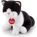 paraply Trudi Peluş Siyah Beyaz Kedi 20CM Kız Erkek Çocuk Oyuncak Eğitici Oyuncaklar - Çok Renkli