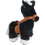 paraply Uyku Arkadaşı Peluş Eşek Siyah 45CM Kız Erkek Çocuk Oyuncak Eğitici Oyuncaklar - Çok Renkli