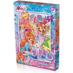 paraply Wınx 709 Puzzle 100/WINX Puzzle 50 Parça Kız Erkek Çocuk Oyuncak Eğitici Oyuncaklar - Çok Renkli