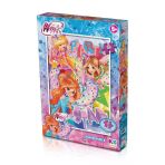 Paraply Wınx 709 Puzzle 50 Parça -Ks Kız Erkek Çocuk Oyuncak Eğitici Oyuncaklar