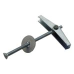 Paraşüt Dubel Metal Civatalı 8cm Katlanır Kanatlı Dubel Alçıpan (10)