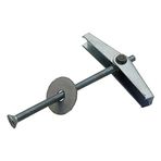 Paraşüt Dubel Metal Civatalı 8cm Katlanır Kanatlı Dubel Alçıpan (20)
