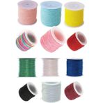 Paraşüt Ipi, Bileklik-Kolye Örgü Ipi 1 mm 50 Metre Karışık