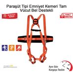 Paraşüt Tipi Emniyet Kemeri Tam Vücut Bel Destekli