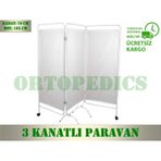 Paravan - Hastane Muayene Paravani - 3 Kanatli