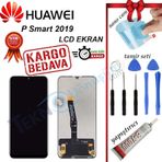 Parça Bankası Huawei P Smart 2019 Çıtasız Siyah Dokunmatik Lcd Cep Telefonu Ekranı