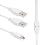 PARCBENY 8861 USB 2XERKEK - MİNİ USB 5 PİN (2.0V) 1.5 METRE V3 KABLO Usb 2 A Erkek -Mini Usb 5Pin kablo