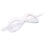 Parcelona French Infinity Medium 3 1/2 inç Selüloit Metal Ücretsiz Saç Kaydırıcı Pin Tokalı Klipsli Kadın Saç Aksesuarları Kadınlar için Topuz Kılıfı At Kuyruğu Güçlü Tutuş Kaymaz Kavrama Modaya Dayanıklı Tasarım, Fransa'da Üretilmiştir (Şeffaf)
