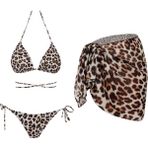 Pareolu Brezilya Bikini Takım - 36 - Leopar