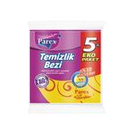 Parex 5'li %30 Mikrofiber Sarı Temizlik Bezi