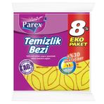 Parex 8'li %30 Mikrofiber Sarı Temizlik Bezi
