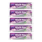 Parex Büzgülü 10'lu Çöp Torbası Kiraz Çiçeği Kokulu Büyük Boy 65 x 70 cm Beşli Paket