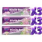 Parex Büzgülü Çöp Torbası Kokulu Büyük Boy 9'lu Paket