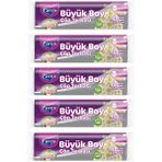 Parex Premium 10'lu Büzgülü Çöp Torbası Limon Kokulu Büyük Boy 65 x 70 cm Beşli Paket