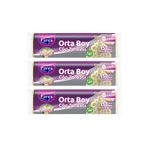 Parex Premium Büzgülü Çöp Torbası Limon Kokulu 15'li Orta Boy 55 x 60 cm Üçlü Paket