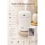 PareysHome H2O USB Beyaz 300ml Mini Hava Nemlendirici Gece Lambalı Type-C Aroma Difüzör-Yedek Filtreli