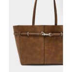 Parfois Desenli Shopper Çanta - Standart - Camel