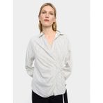 Parfois Drape Detaylı Çizgili Gömlek - Parlak