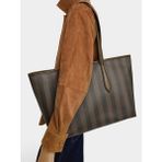 Parfois Içi Çıkarılabilir Çizgili Shopper Çanta - Standart - Kahverengi