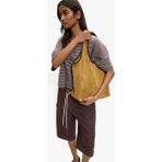 Parfois Kadın Deri Shopper Çanta - Standart - Hardal - Sarı