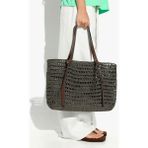 Parfois Kadın Içi Çıkarılabilir Hasır Görünümlü Shopper Çanta - Standart - Haki
