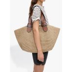 Parfois Kadın Içi Çıkarılabilir Hasır Görünümlü Shopper Çanta - Standart - Koyu