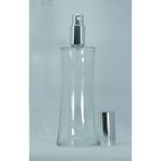 PARFÜM ŞİŞESİ 100 ML (2 ADET) EYFEL GRİ METAL VALF VE KAPAK BOŞ ŞİŞE