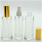 PARFÜM ŞİŞESİ 100 ML (2 ADET) EYFEL SARI KAPAK PLASTİK VALF BOŞ ŞİŞE