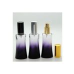 PARFÜM ŞİŞESİ 100 ML (2 ADET) SİYAH EYFEL SARI METAL VALF VE KAPAK BOŞ ŞİŞE