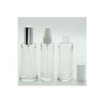 Parfüm Şişesi 50 ML 2 Adet Eyfel Gri Kapak Plastik Valf Boş Şişe