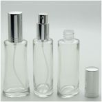 PARFÜM ŞİŞESİ 50 ML (2 ADET) EYFEL GRİ METAL VALF VE KAPAK BOŞ ŞİŞE