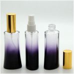 PARFÜM ŞİŞESİ 50 ML (2 ADET) SARI KAPAK PLASTİK VALF SİYAH EYFEL BOŞ ŞİŞE