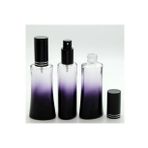 PARFÜM ŞİŞESİ 50 ML (2 ADET) SİYAH İEYFEL SİYAH METAL VALF VE KAPAK BOŞ ŞİŞE