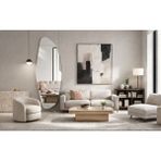 Parıltı Ayna Şişecamboy Aynası - Gümüş - 80 x 40 cm
